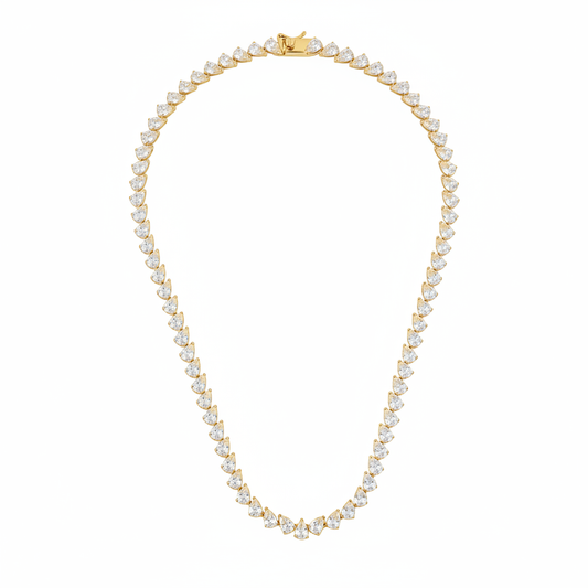 שרשרת טניס קרן זהב